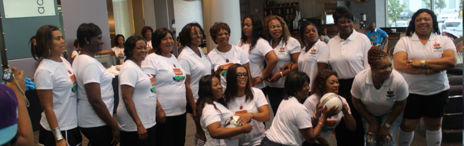 group of women smiling